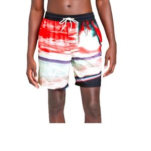 NEW Original Use provence swim shorts trunks 7” seam in pink red island